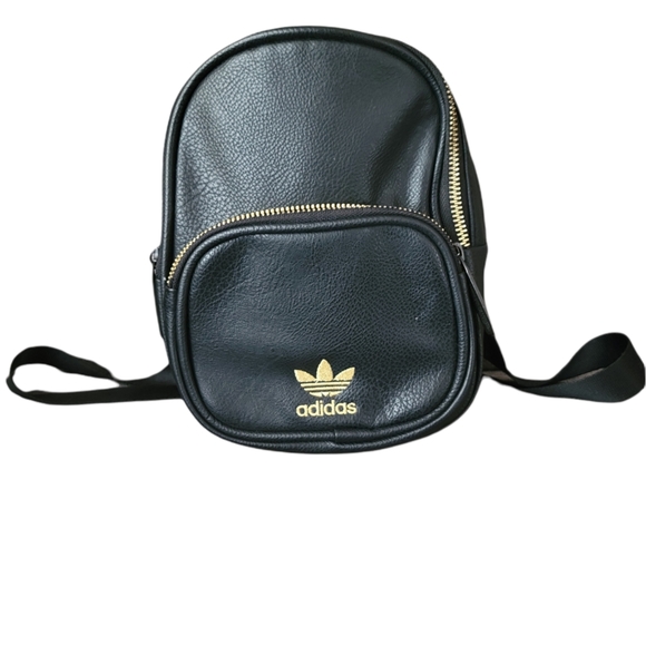 Adidas leather mini backpack